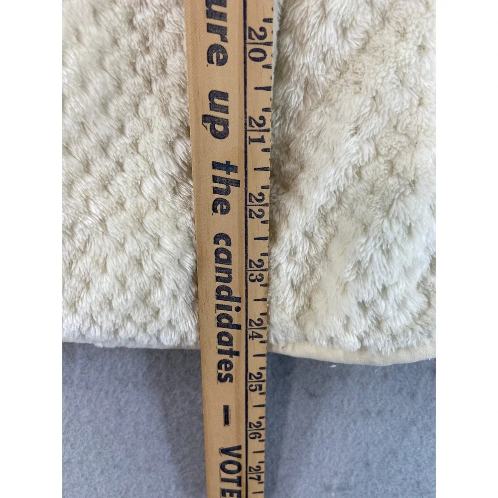 Columbia Jacket Womens Sz M Fire Side II Sherpa Fleece Full Zip Cream